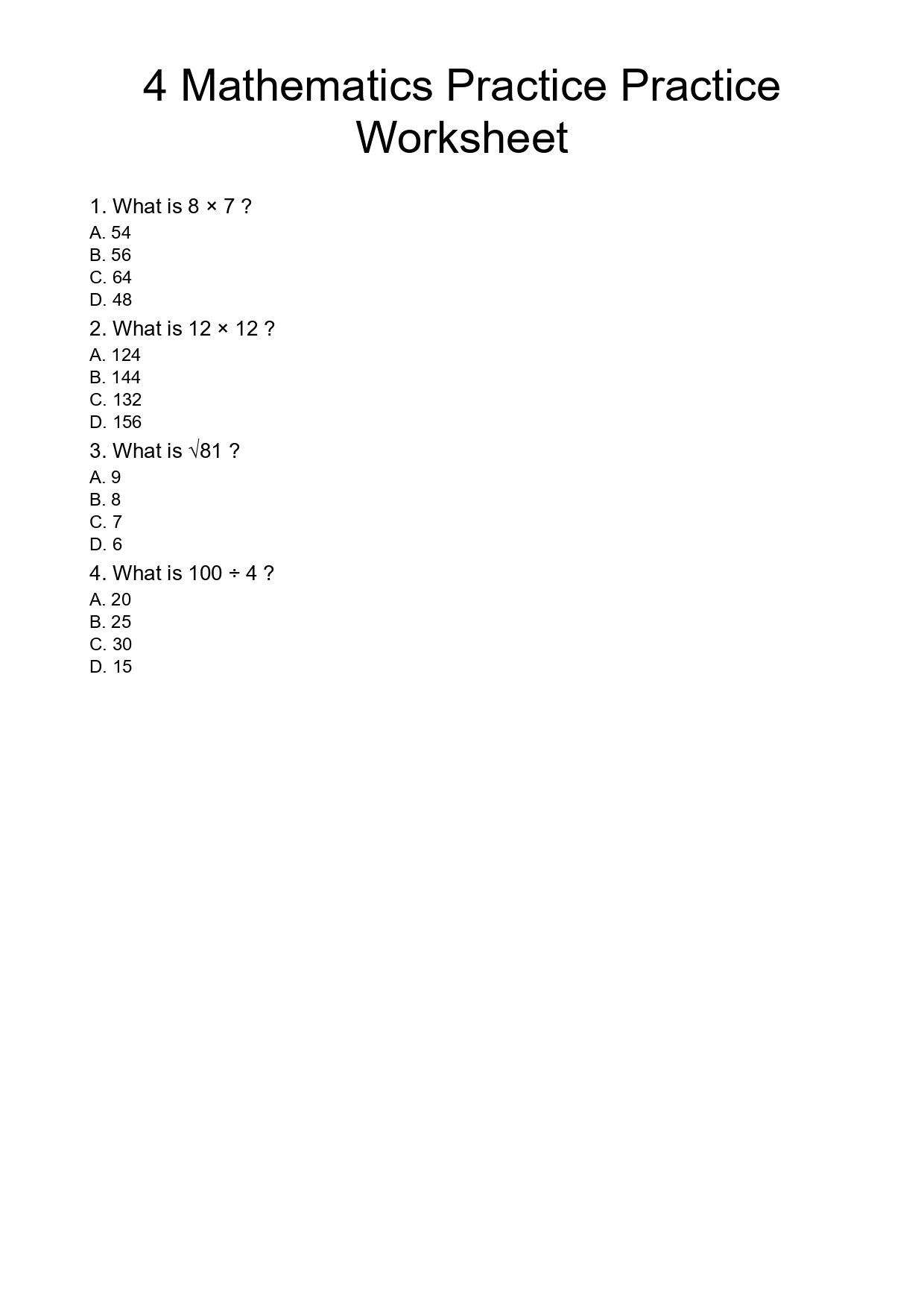 Math Worksheets - skylandgamearena.github.io
